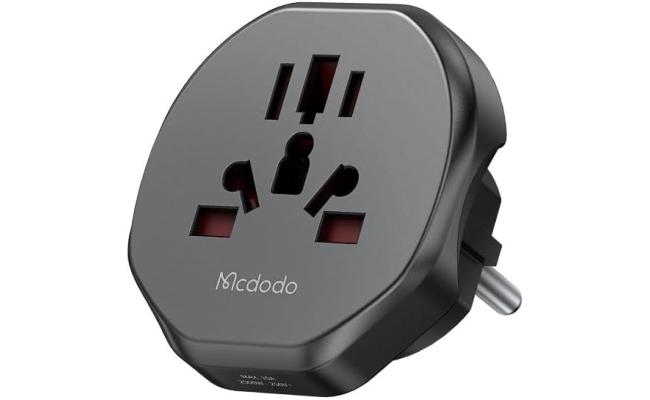 Mcdodo CP-4550 Socket Converter Universal Travel Adapter-Black